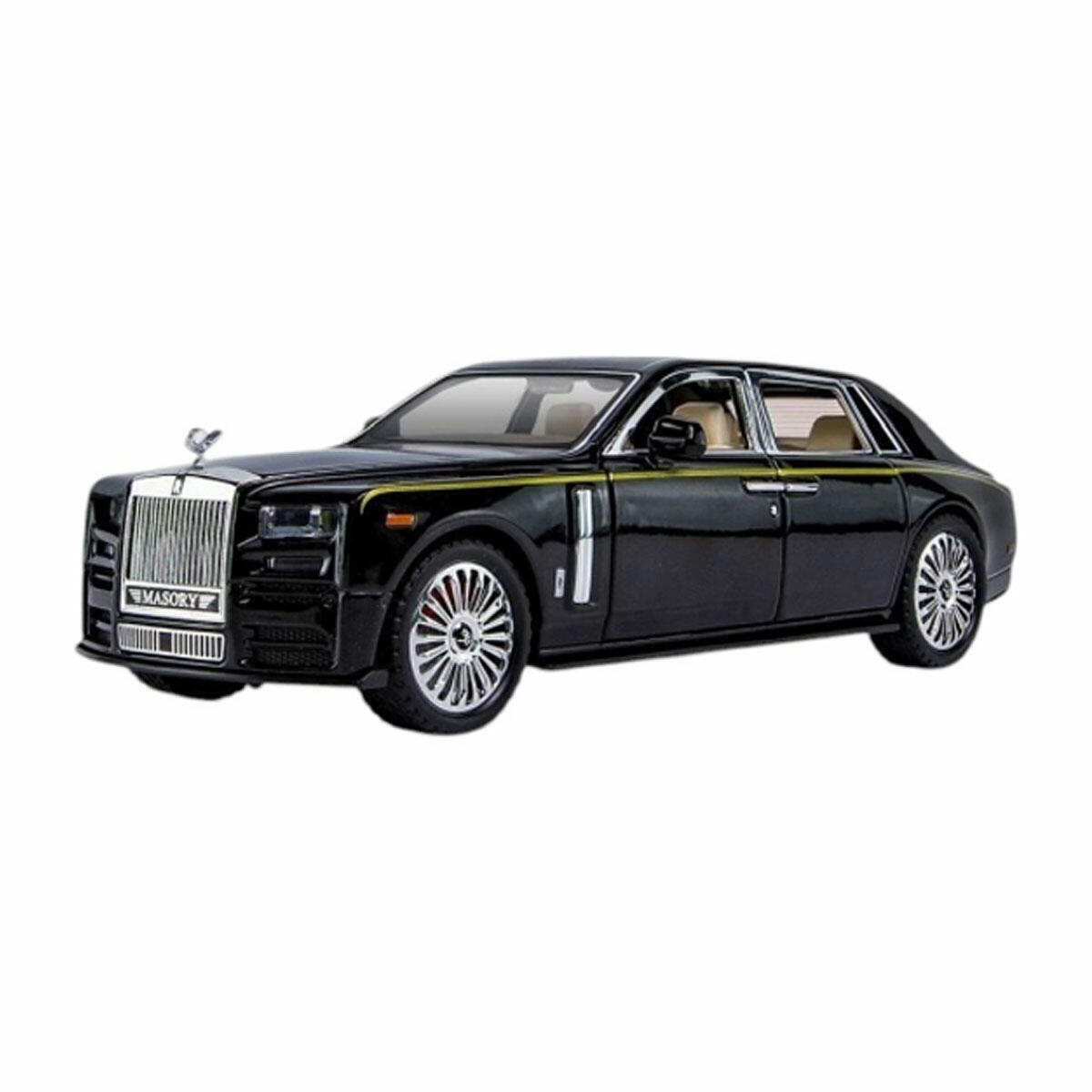 1:32 Rolls Royce Çek Bırak Model Araba | Işıklı ve Sesli Lüks Araç | Açılır Kapılı Koleksiyonluk Figür