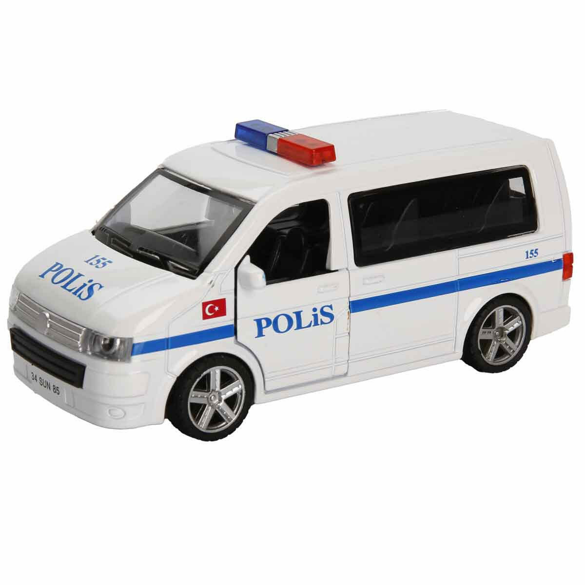 1:32 Sesli Ve Işıklı Şehir Kurtarma Araçları 13 cm | Die-Cast Çek Bırak Polis İtfaiye Ambulans | Metal Kurtarma Filosu