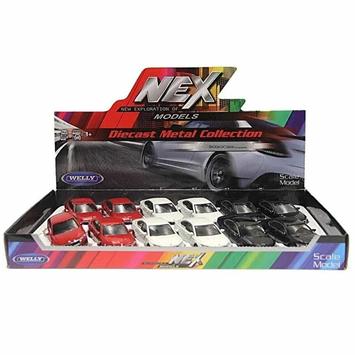 1:32 Skoda Octavia IV Çek Bırak Araba – Welly Metal Die-Cast Model