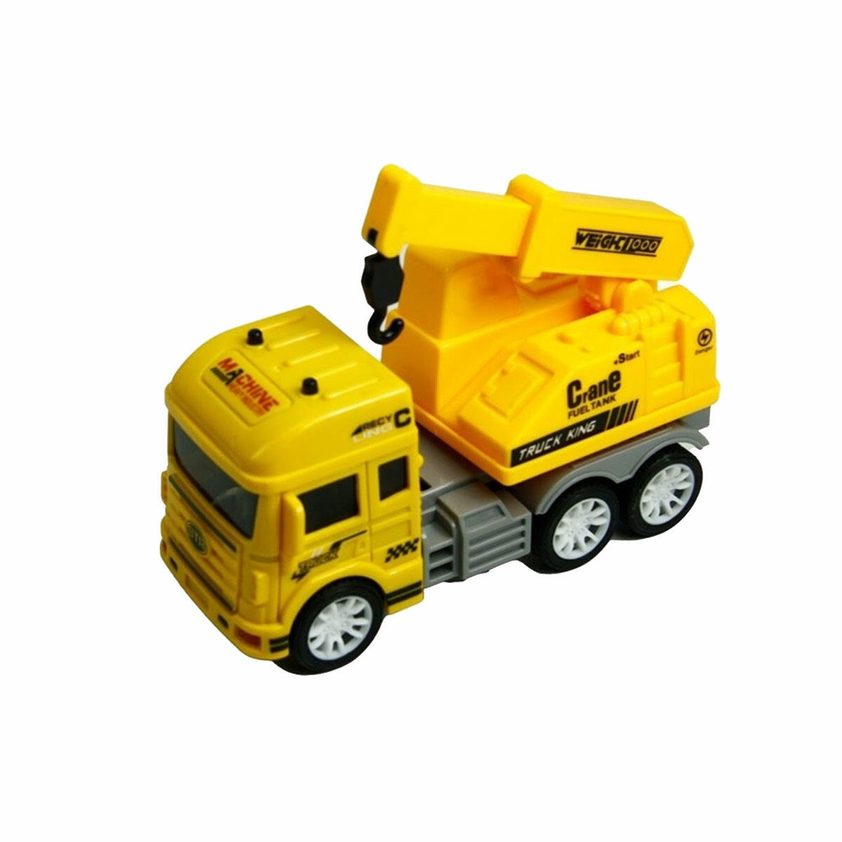 1:32 Sürtmeli İş Araçları ve Kamyon Serisi | 13 cm İnşaat Araçları Seti | Beton Mikseri, Vinç ve Damperli Kamyon Modelleri