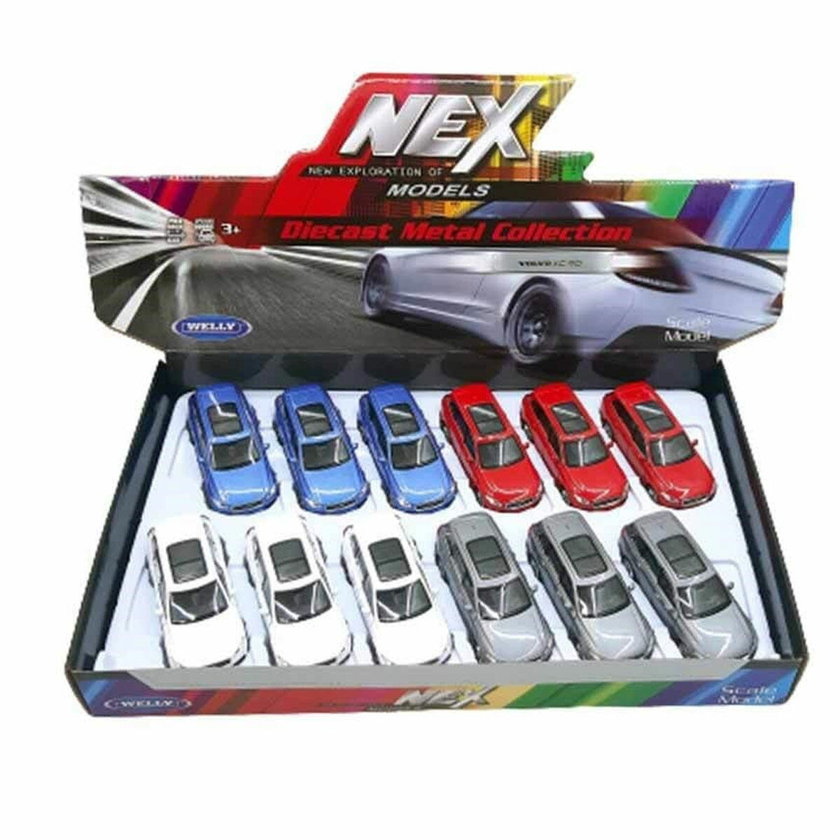 Welly 1:32 Volvo 2015 XC90 Çek Bırak Model Araba – Metal Gövdeli ve Kapıları Açılabilir