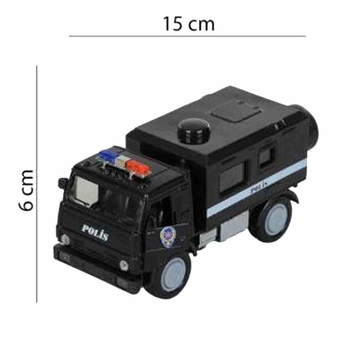 1:36 Metal Çek Bırak Işıklı Askeri Ve Polis Kamyonları | Birlik Toys Kapısı Açılan Görev Araçları