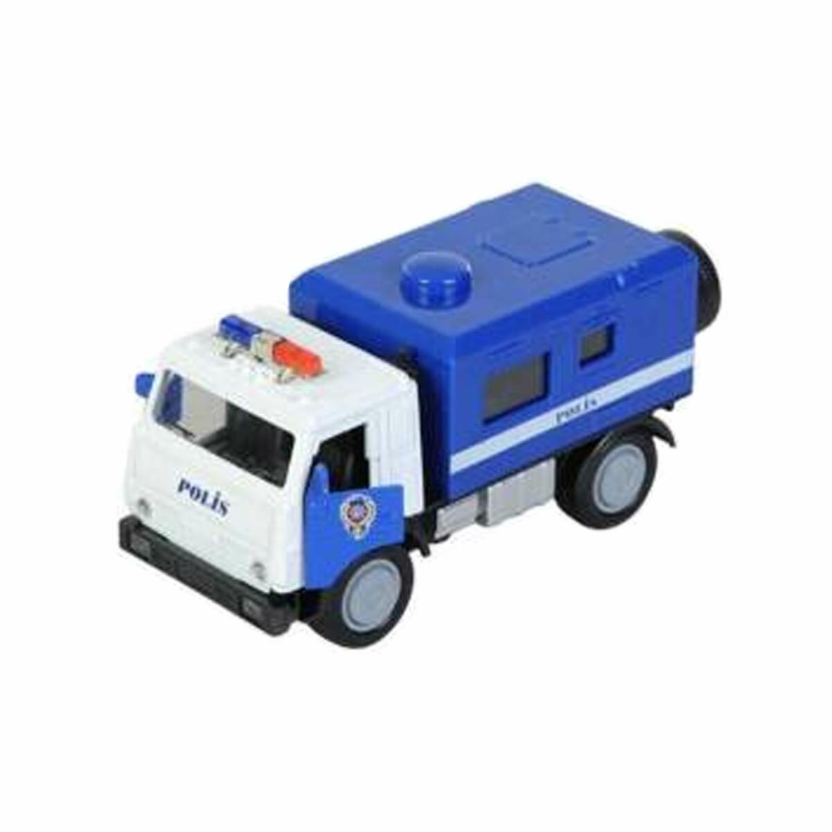 1:36 Metal Çek Bırak Işıklı Askeri Ve Polis Kamyonları | Birlik Toys Kapısı Açılan Görev Araçları