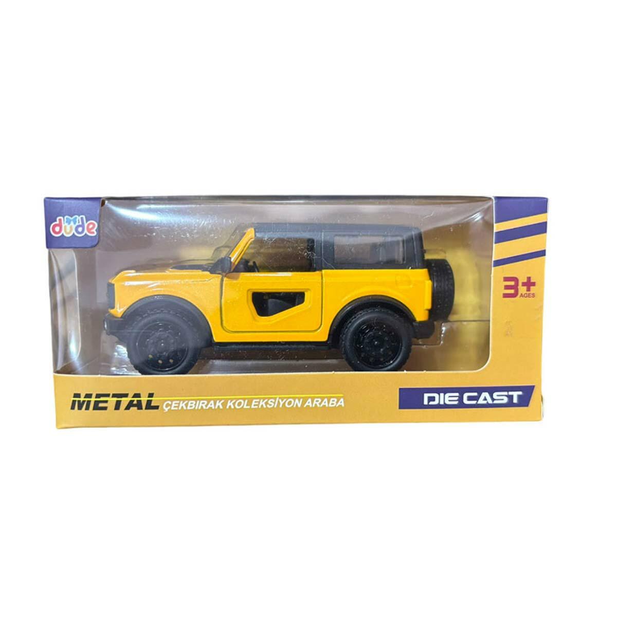 1:36 Metal Model Jip | Açılır Kapılı Çek Bırak Arazi Aracı | Koleksiyonluk Off-Road Serisi