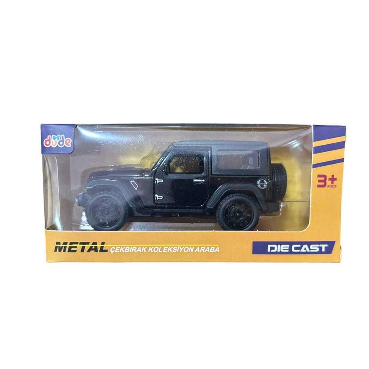 1:36 Metal Model Jip | Açılır Kapılı Çek Bırak Arazi Aracı | Koleksiyonluk Off-Road Serisi