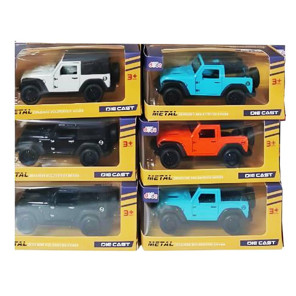 1:36 Metal Off-Road Çek Bırak Araba | Açılır Kapılı Spor Arazi Aracı | Kutulu Die-Cast Model