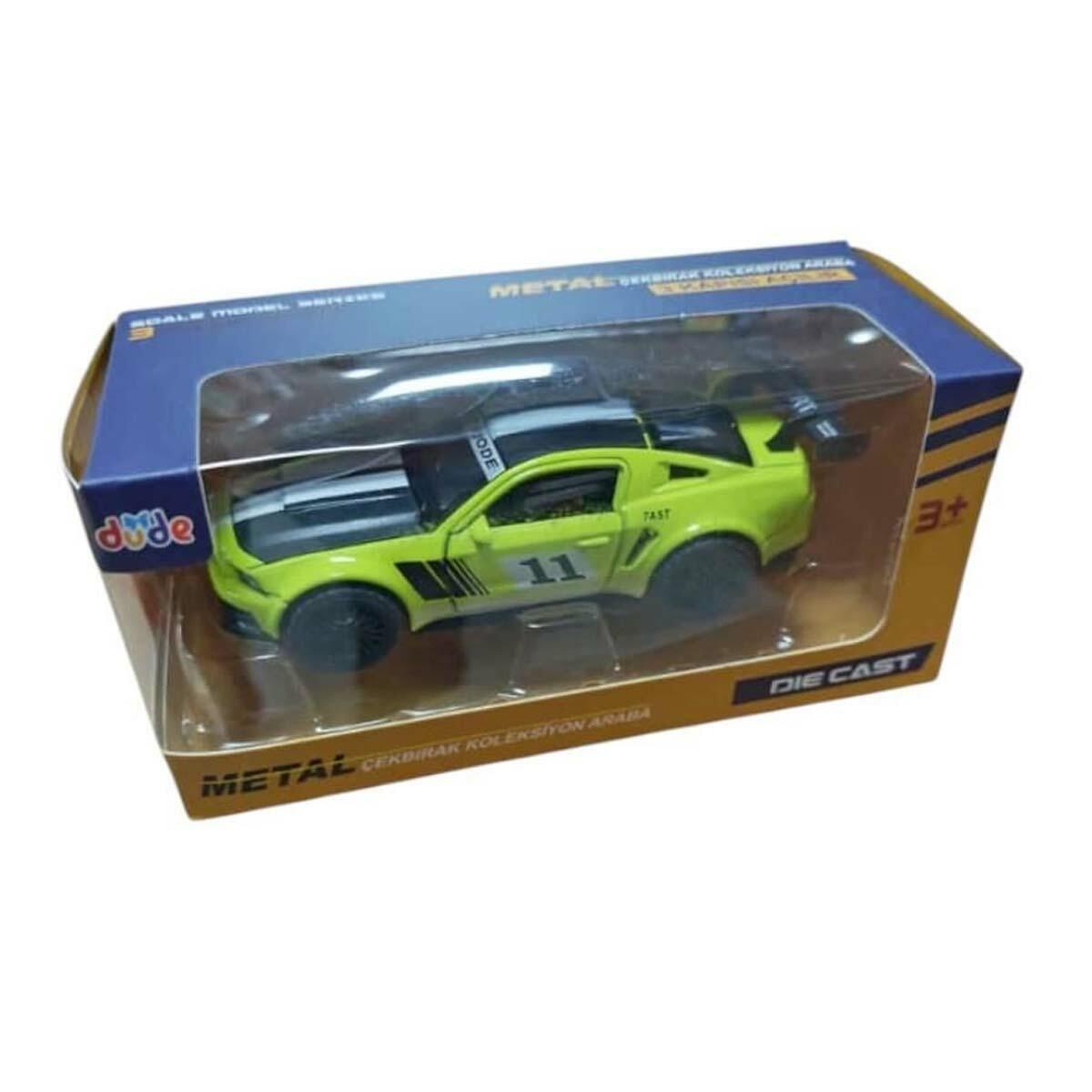 1:36 Mustang Metal Spor Araba | Çek Bırak Mekanizmalı Açılır Kapılı Model Araç | 12 Cm Koleksiyon Serisi