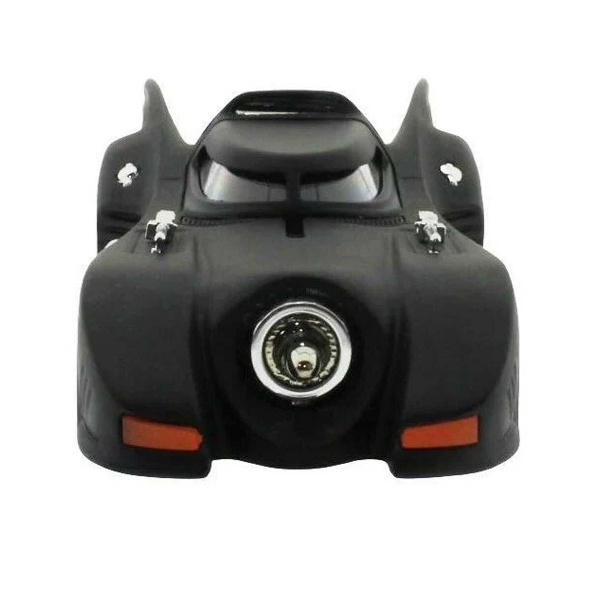 1:38 Die-Cast Metal Yarasa Araba | Işıklı Ve Sesli Koleksiyon Aracı | Sürgülü Kapaklı Mat Siyah Batmobile