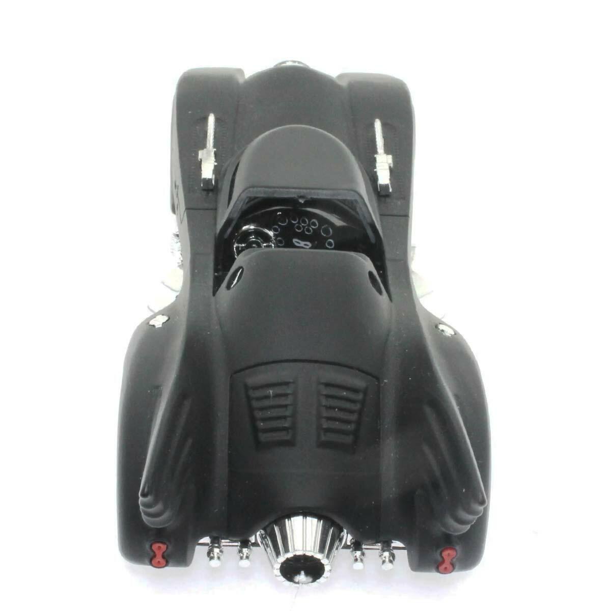 1:38 Die-Cast Metal Yarasa Araba | Işıklı Ve Sesli Koleksiyon Aracı | Sürgülü Kapaklı Mat Siyah Batmobile