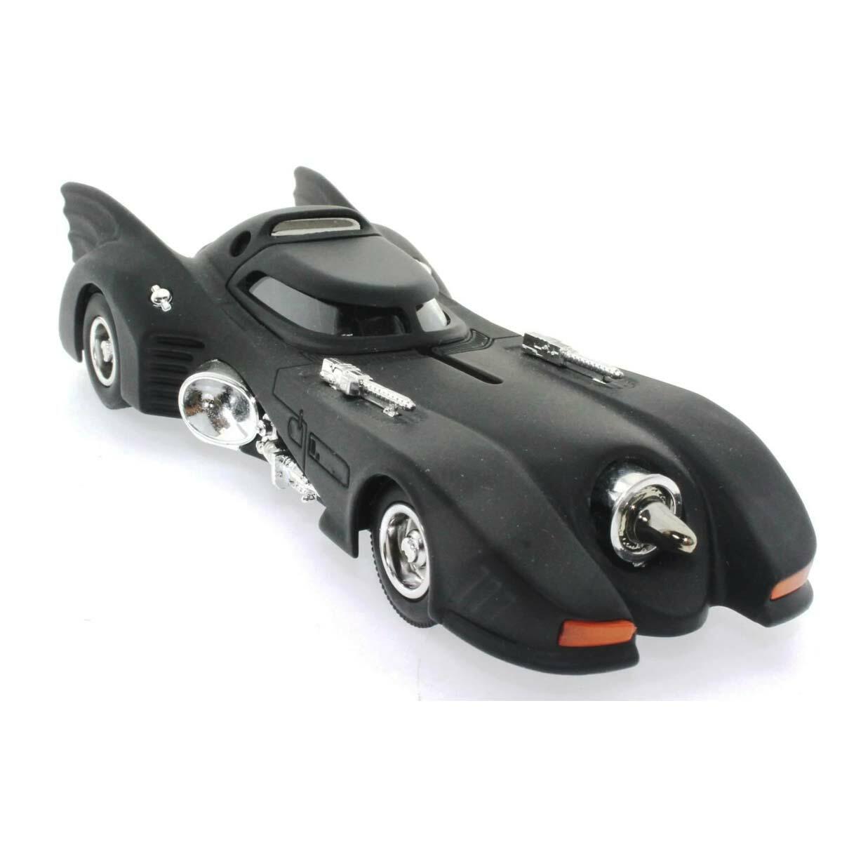 1:38 Die-Cast Metal Yarasa Araba | Işıklı Ve Sesli Koleksiyon Aracı | Sürgülü Kapaklı Mat Siyah Batmobile