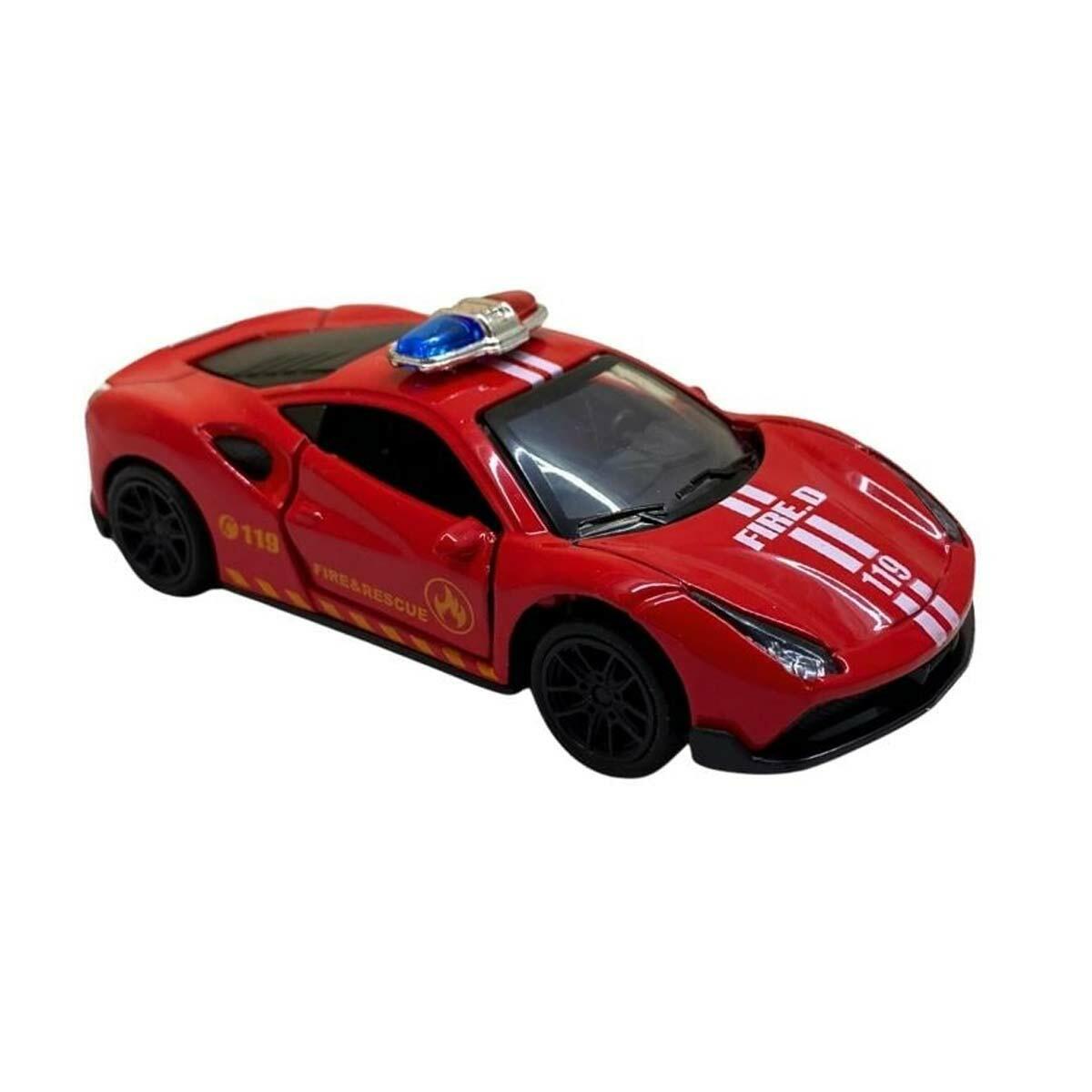 1:43 Metal Çek Bırak Acil Durum Araçları | Açılır Kapılı Polis, SWAT, İtfaiye Ve Yardım Serisi