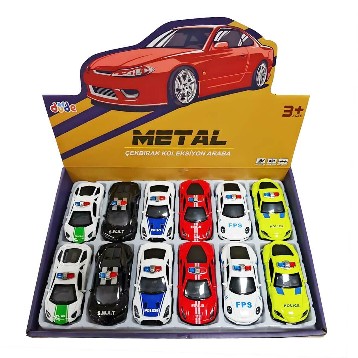 1:43 Metal Çek Bırak Acil Durum Araçları | Açılır Kapılı Polis, SWAT, İtfaiye Ve Yardım Serisi
