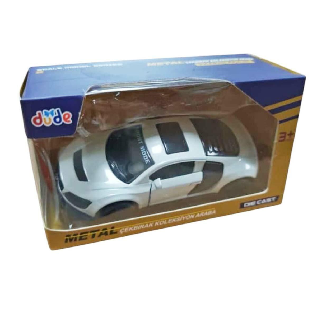 1:43 Metal Süper Spor Araba | Yaylı Açılır Kapılı Çek Bırak Model | Die-Cast Koleksiyonluk Seri