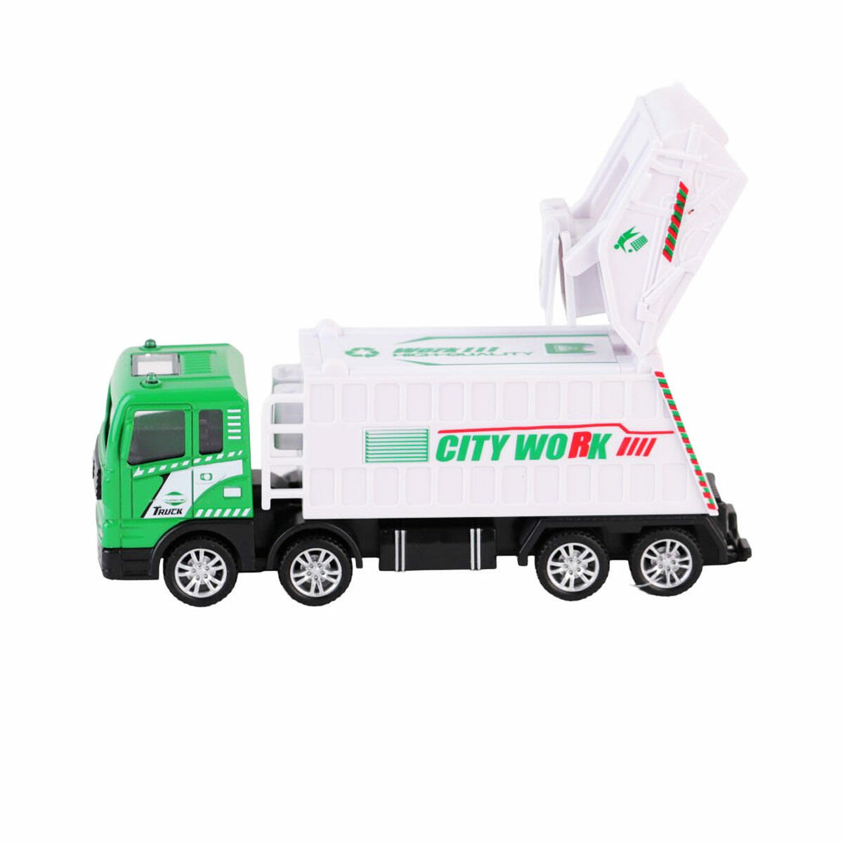 1:50 Metal Sürtmeli Çöp Kamyonu Ve Sulama Aracı | 19 cm Şehir Hizmet Araçları | Dayanıklı Die-Cast Temizlik Kamyonu