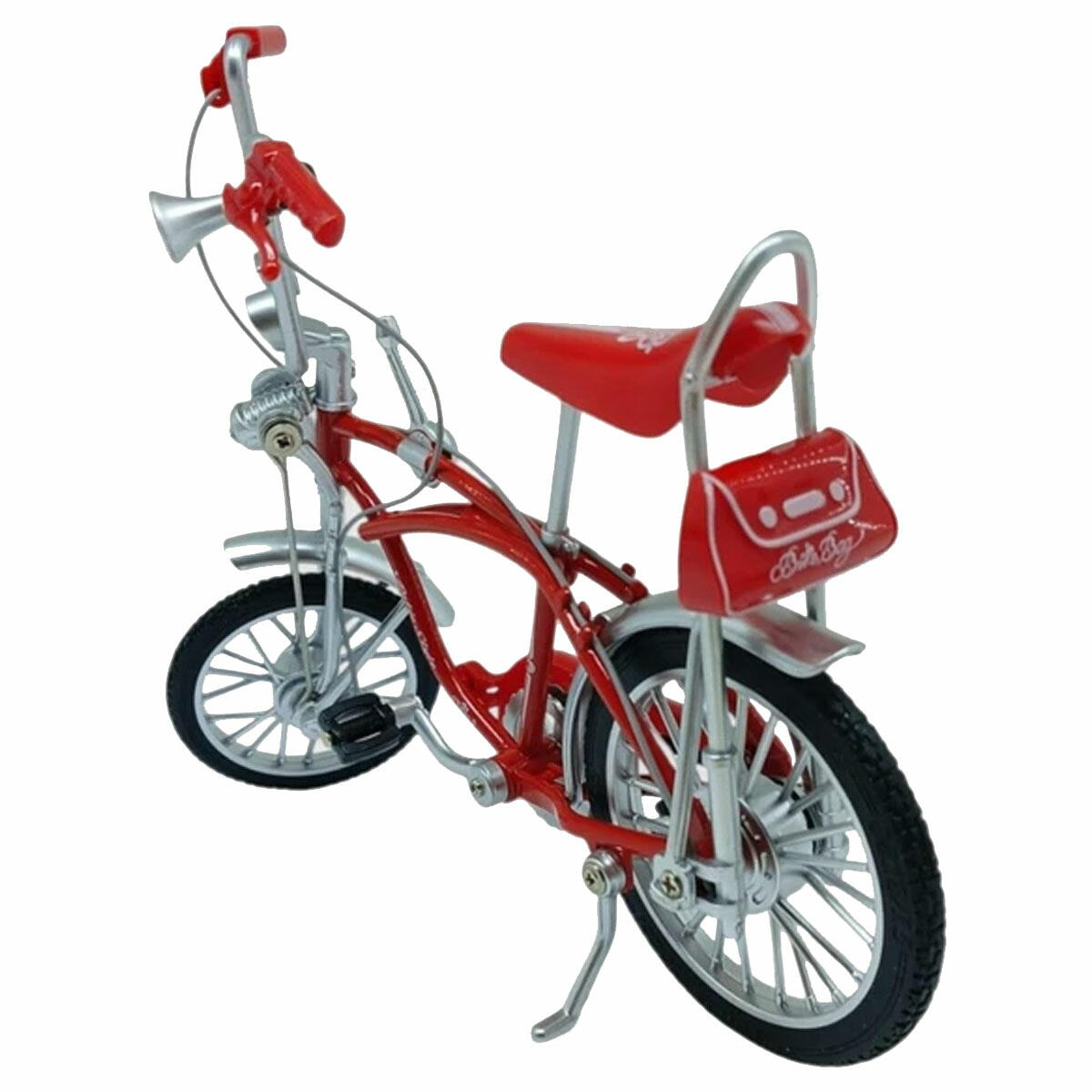 1:8 Metal Retro Pinokyo Bisiklet | 17 cm Die-Cast Model Bisiklet | Nostaljik ve Hareketli Koleksiyon Figürü