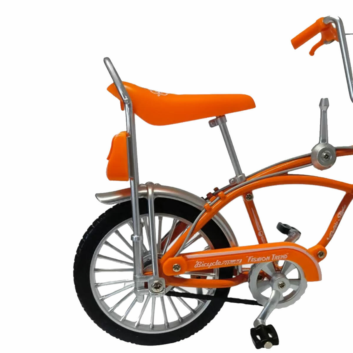 1:8 Metal Retro Pinokyo Bisiklet | 17 cm Die-Cast Model Bisiklet | Nostaljik ve Hareketli Koleksiyon Figürü