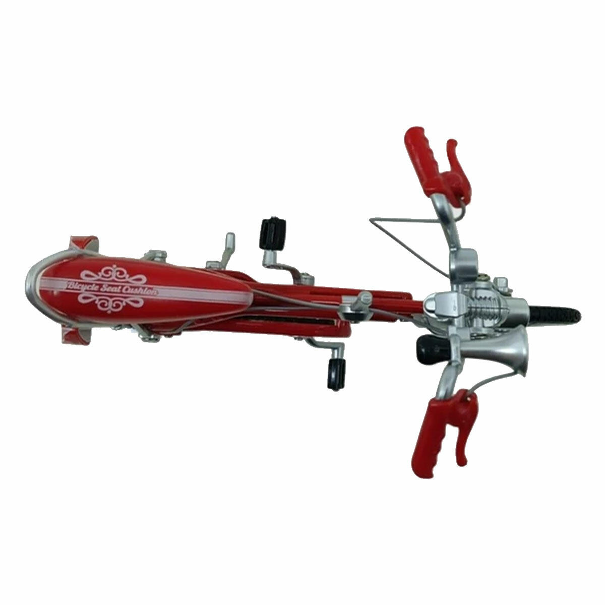 1:8 Metal Retro Pinokyo Bisiklet | 17 cm Die-Cast Model Bisiklet | Nostaljik ve Hareketli Koleksiyon Figürü