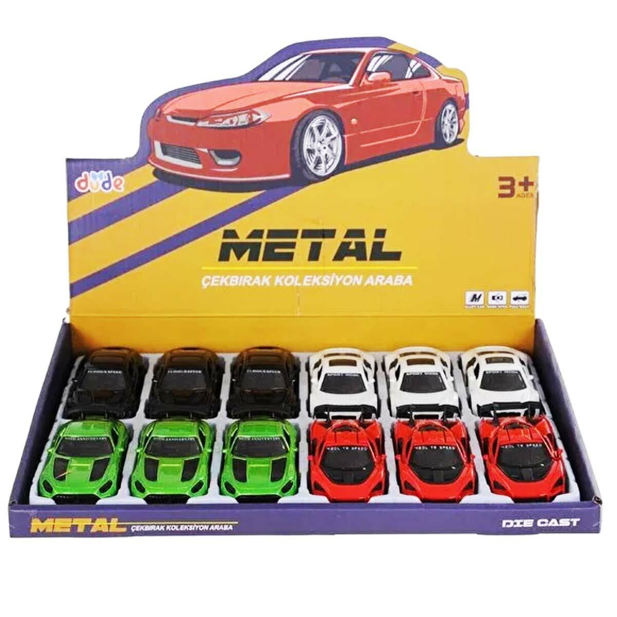 10 cm Metal Süper Spor Çek Bırak Araba | 1:43 Ölçek Açılır Kapılı Die-Cast Model | Agresif Gövde Kitli Yarış Aracı