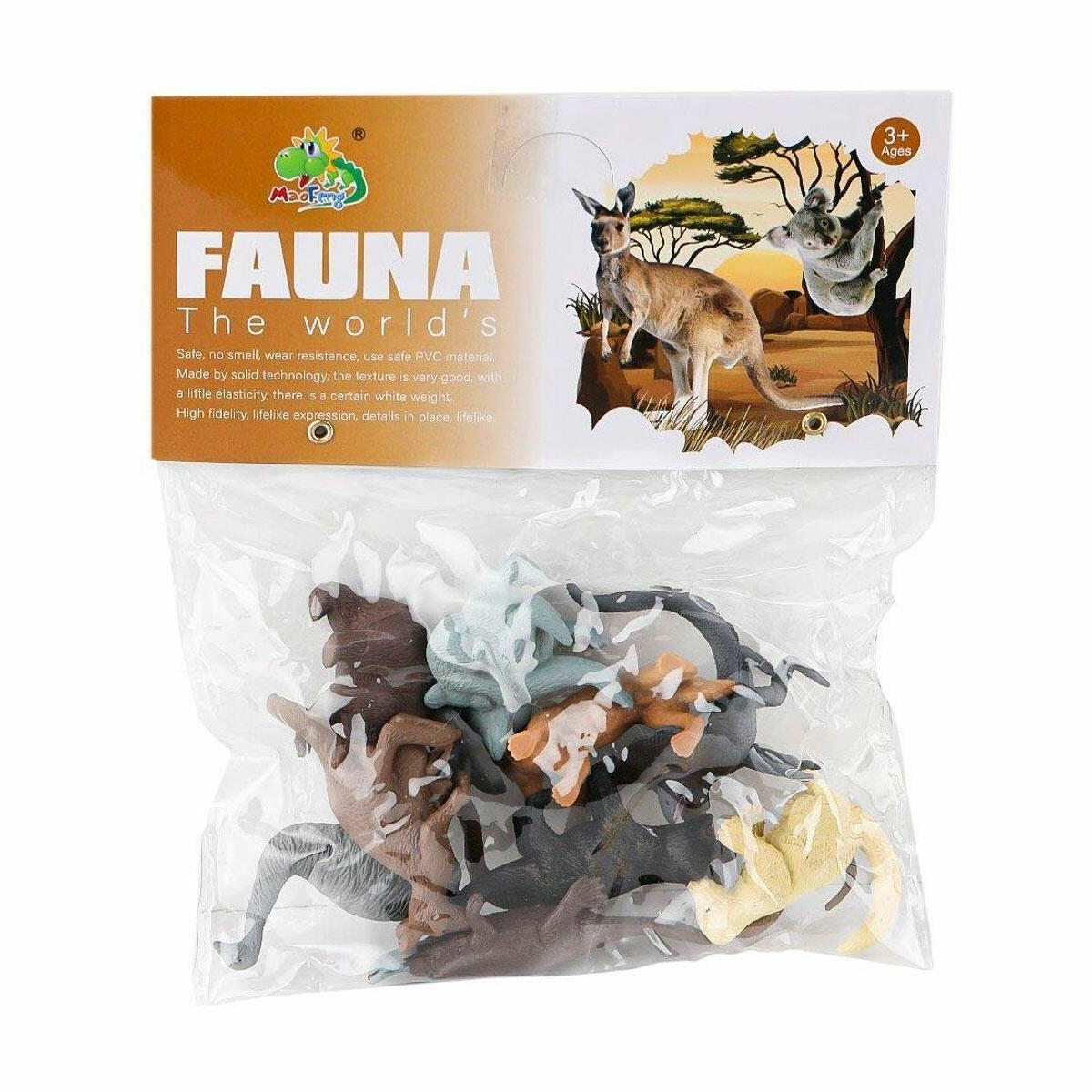 10’lu Küçük Vahşi Hayvanlar Seti – PVC Mini Figürler