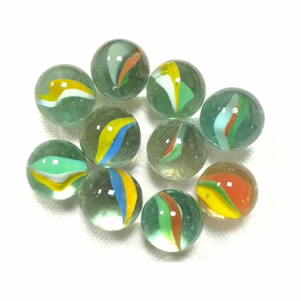 100 Adet Orta Boy Rengarenk Karışık Renk Misket Seti | Geleneksel Cam Misket Oyunu | Eğitici ve Eğlenceli 100'lü Paket