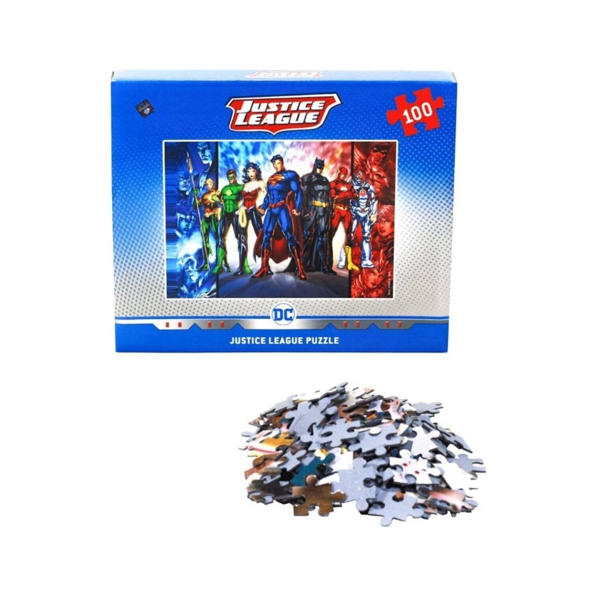 Justice League 100 Parça Puzzle