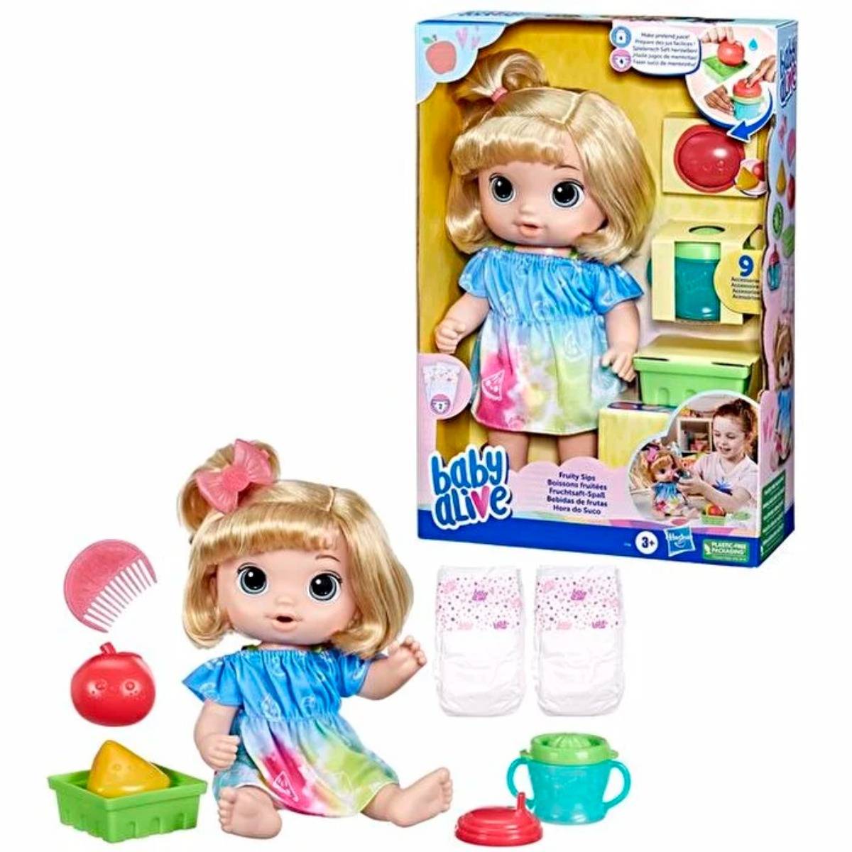 Baby Alive Bebeğimle Meyve Suyu Eğlencesi 30 cm