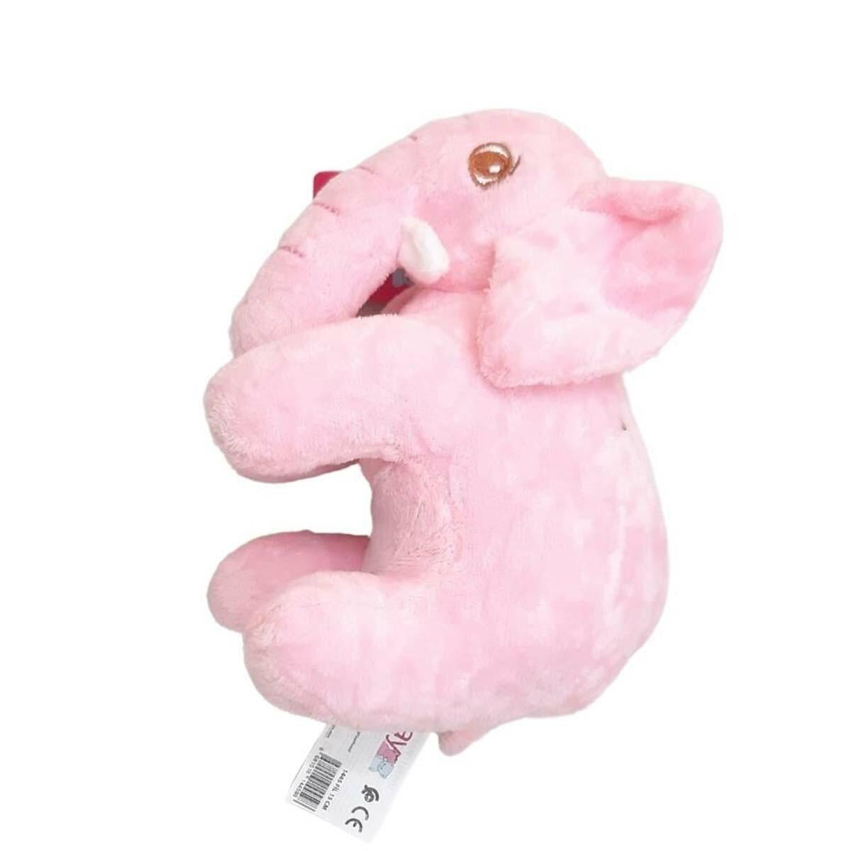 12 Cm Pembe Mini Pelüş Fil | Yumuşak Welsoft Cep Arkadaşı | Anti-Alerjik Ve Yıkanabilir Mini Pelüş