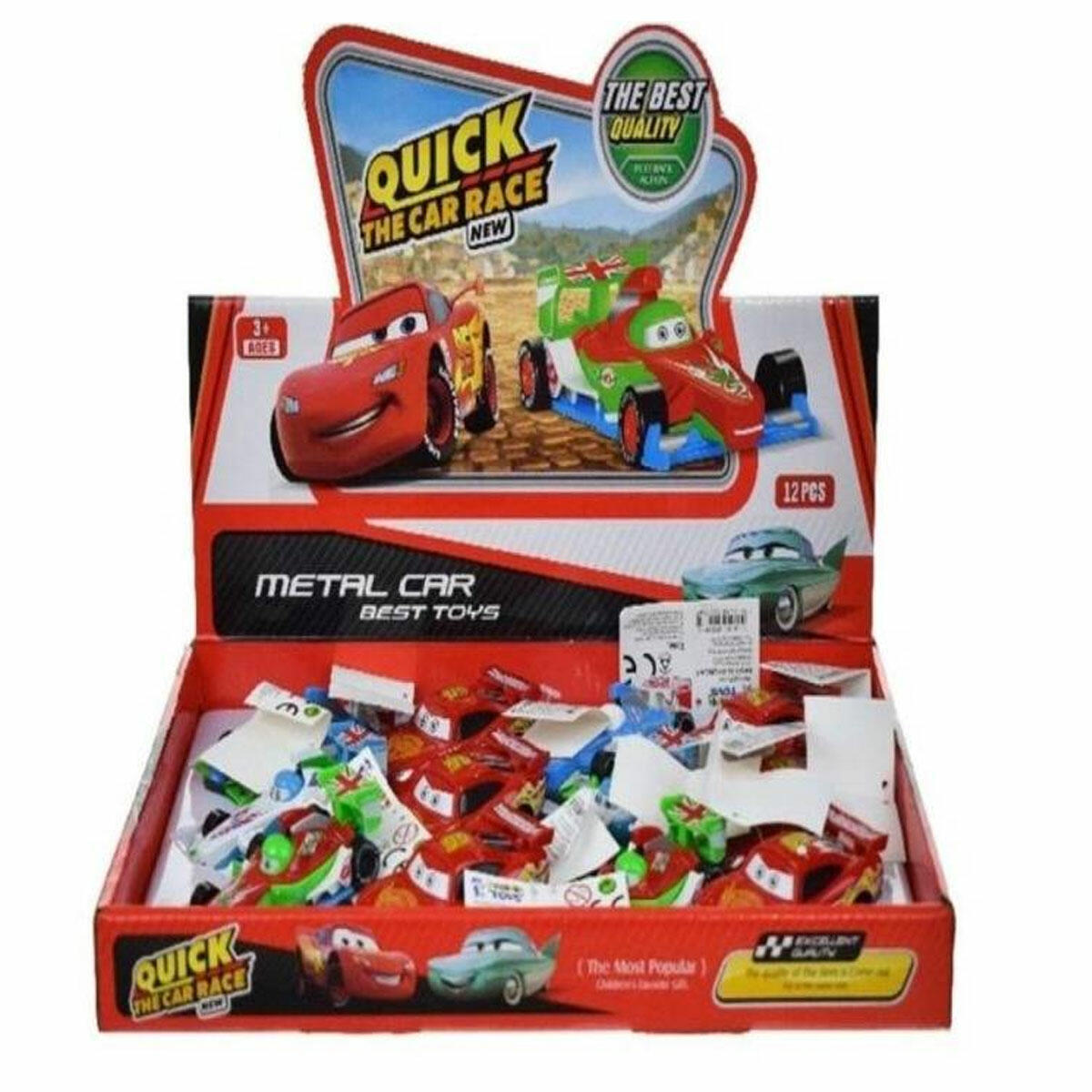 12'li Display Metal Küçük Cars Arabalar Seti – Die-Cast Araç