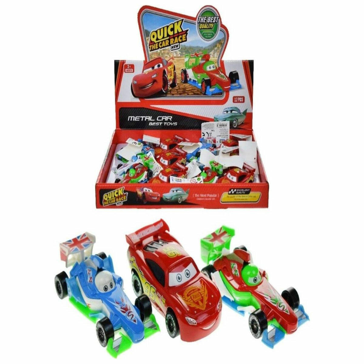 12'li Display Metal Küçük Cars Arabalar Seti – Die-Cast Araç