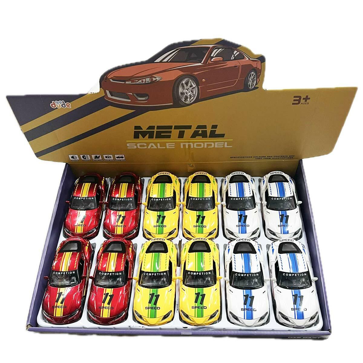 15 Cm Çek Bırak Metal Display Araba | Büyük Boy Die-Cast Koleksiyonluk Model Serisi