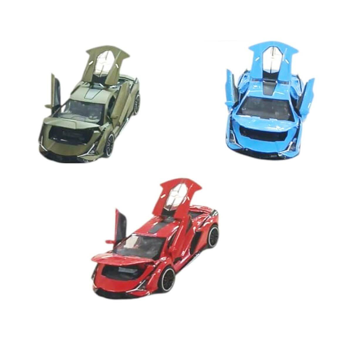 15 cm Lamborghini Metal Çek Bırak Model Araba | Dayanıklı Die-Cast Spor Araç | 3 Renk Seçenekli Koleksiyon Serisi