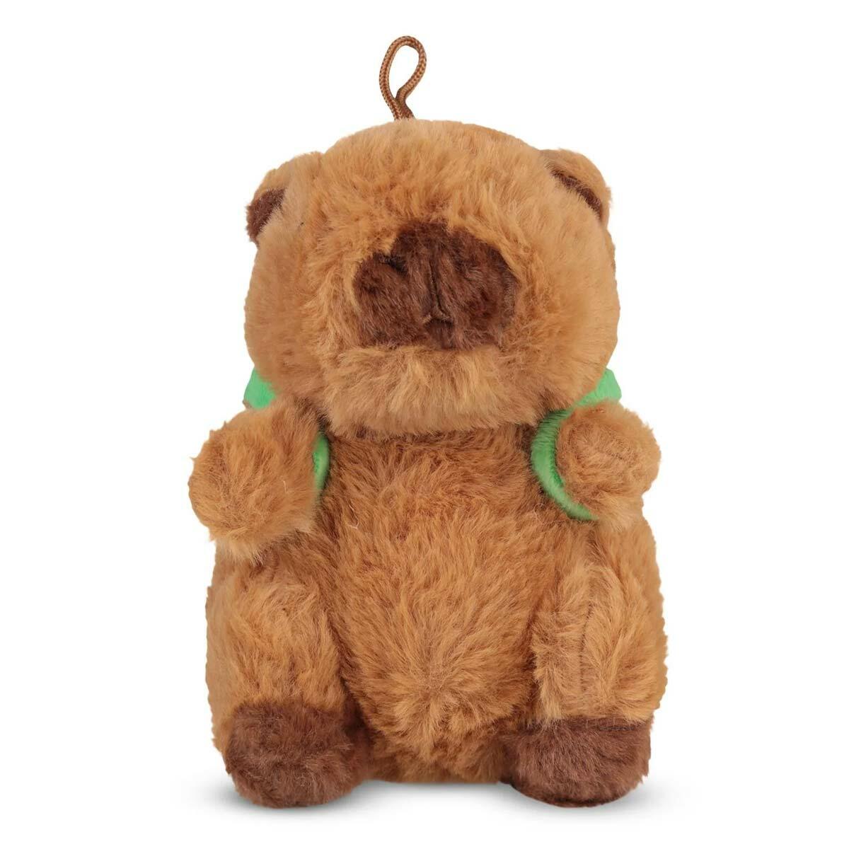 Halley Oyuncak 17 cm Kapibara Peluş | Sevimli Pelüş Figür | Çantalı Egzotik Hayvan Oyuncağı