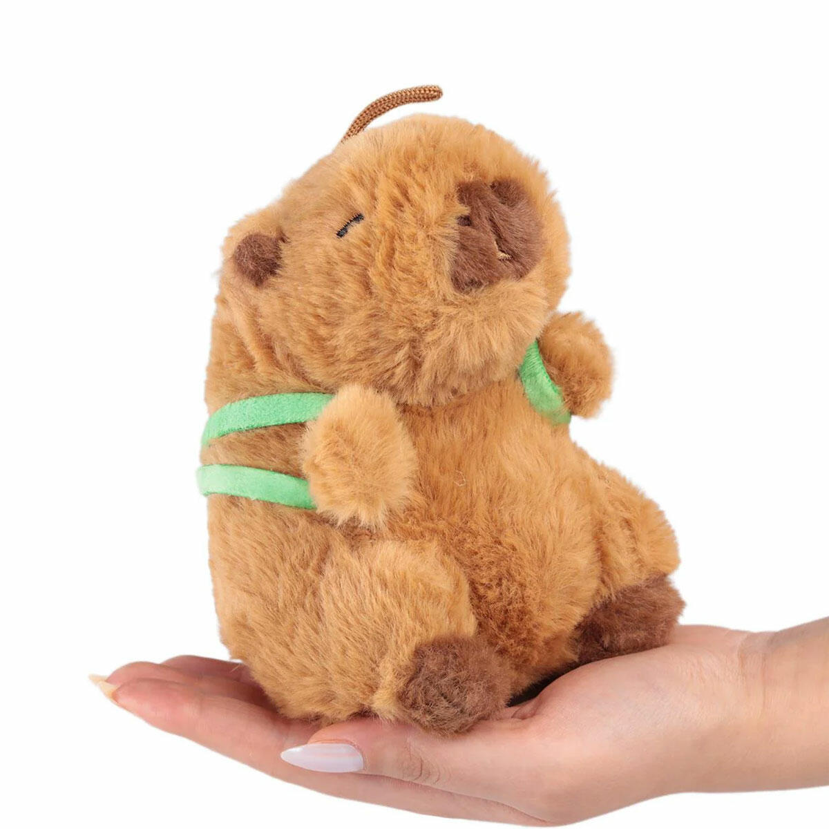 Halley Oyuncak 17 cm Kapibara Peluş | Sevimli Pelüş Figür | Çantalı Egzotik Hayvan Oyuncağı