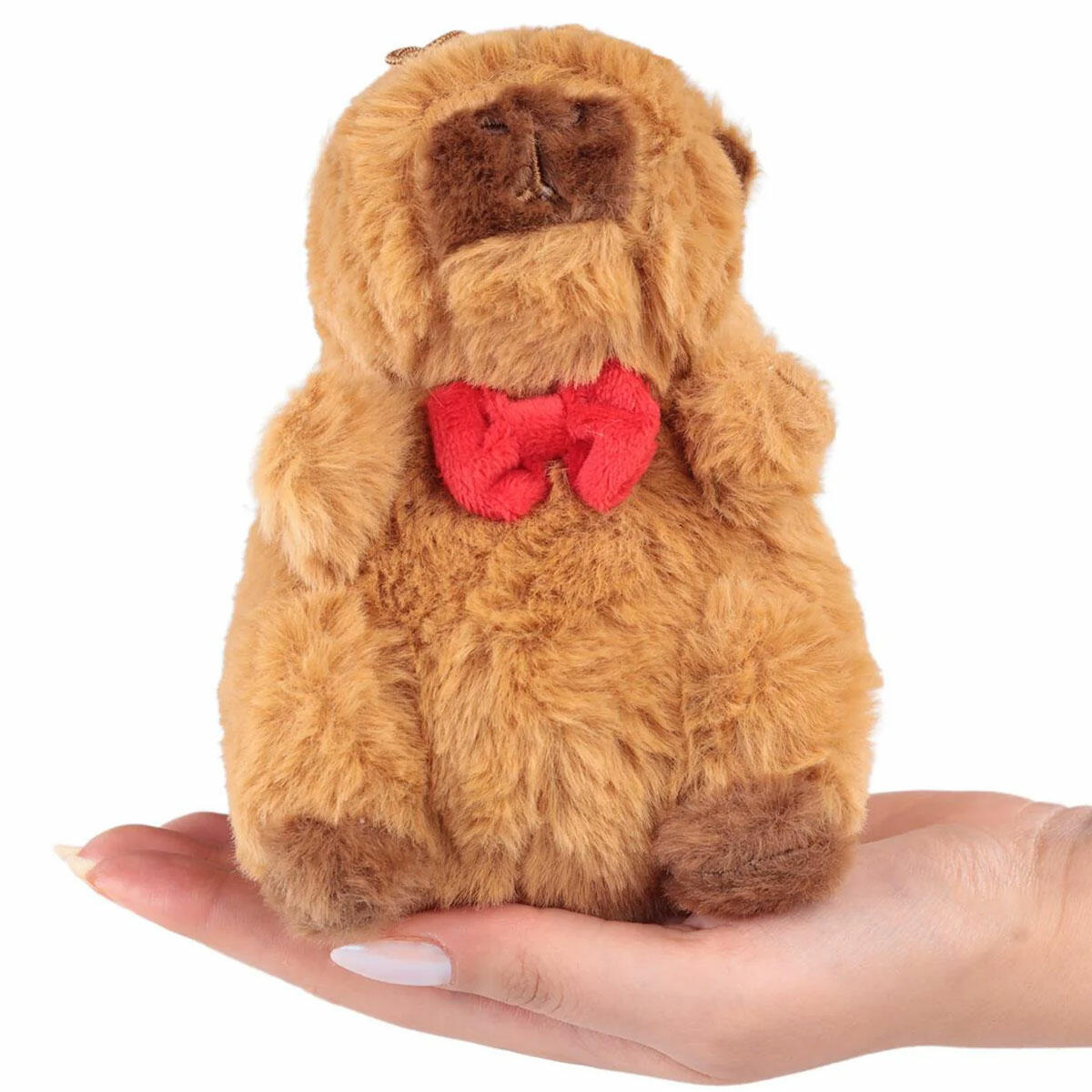 Halley Oyuncak 17 cm Kapibara Peluş | Sevimli Pelüş Figür | Çantalı Egzotik Hayvan Oyuncağı