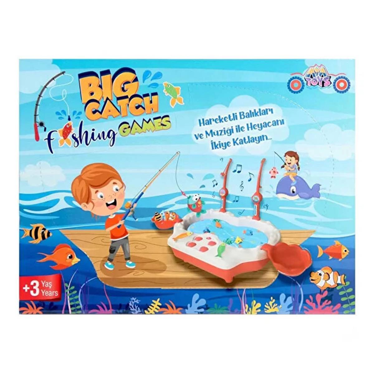 Pilli Havuzlu Balık Yakalama Oyunu