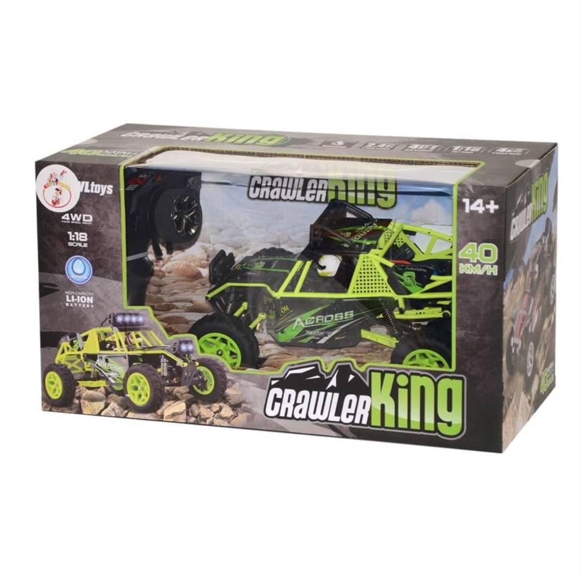 Gepettoys Crawler King 1:18 40 Km/h Uzaktan Kumandalı 4x4 Araba