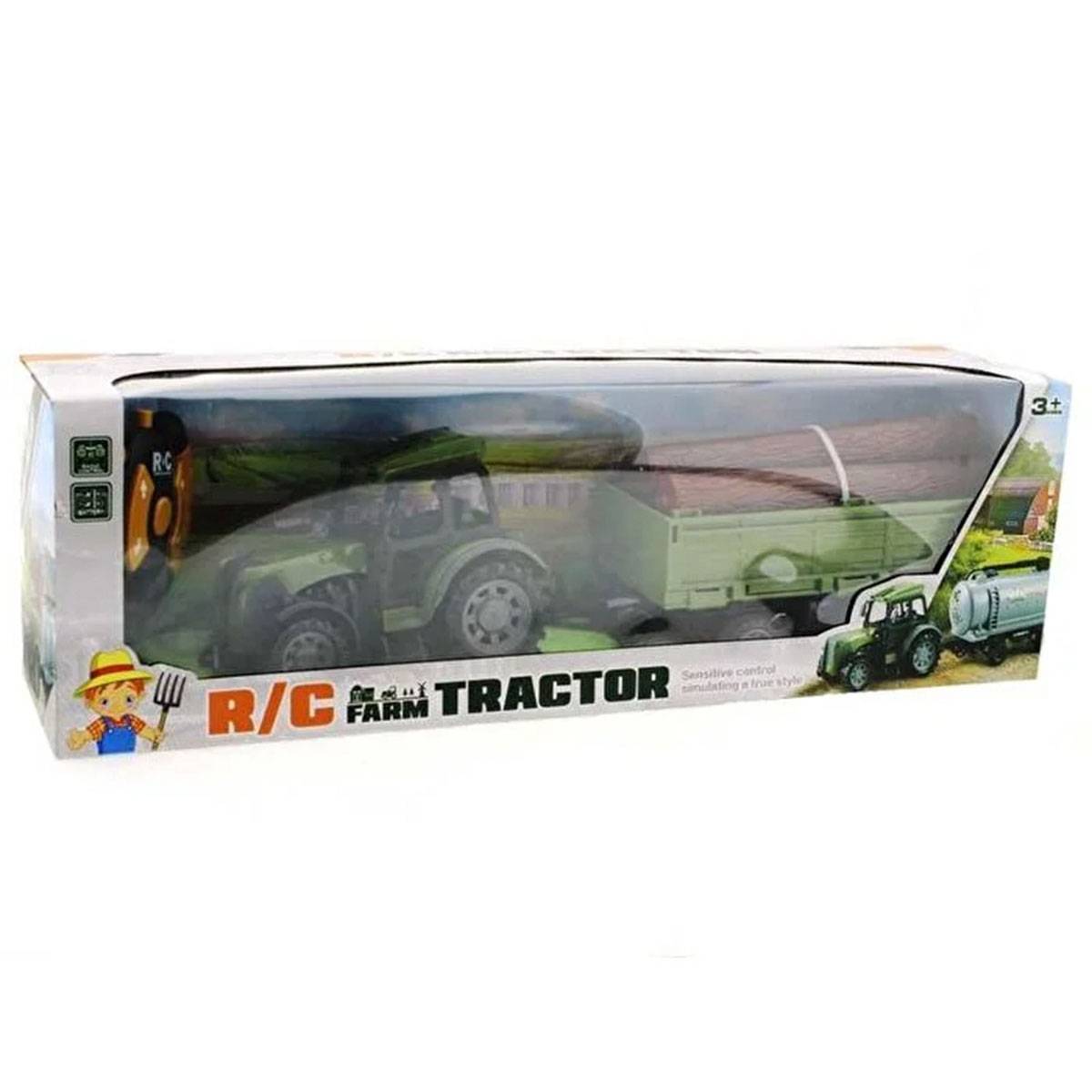 Uzaktan Kumandalı Odun Taşıyan Römork Traktör