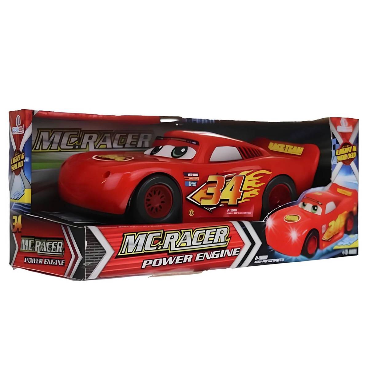 Mc Racer Pilli Kırmızı Araba