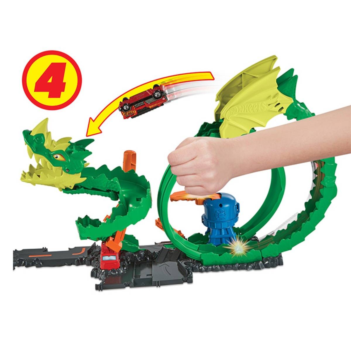 Hot Wheels Ejderha ile Mücadele Pisti