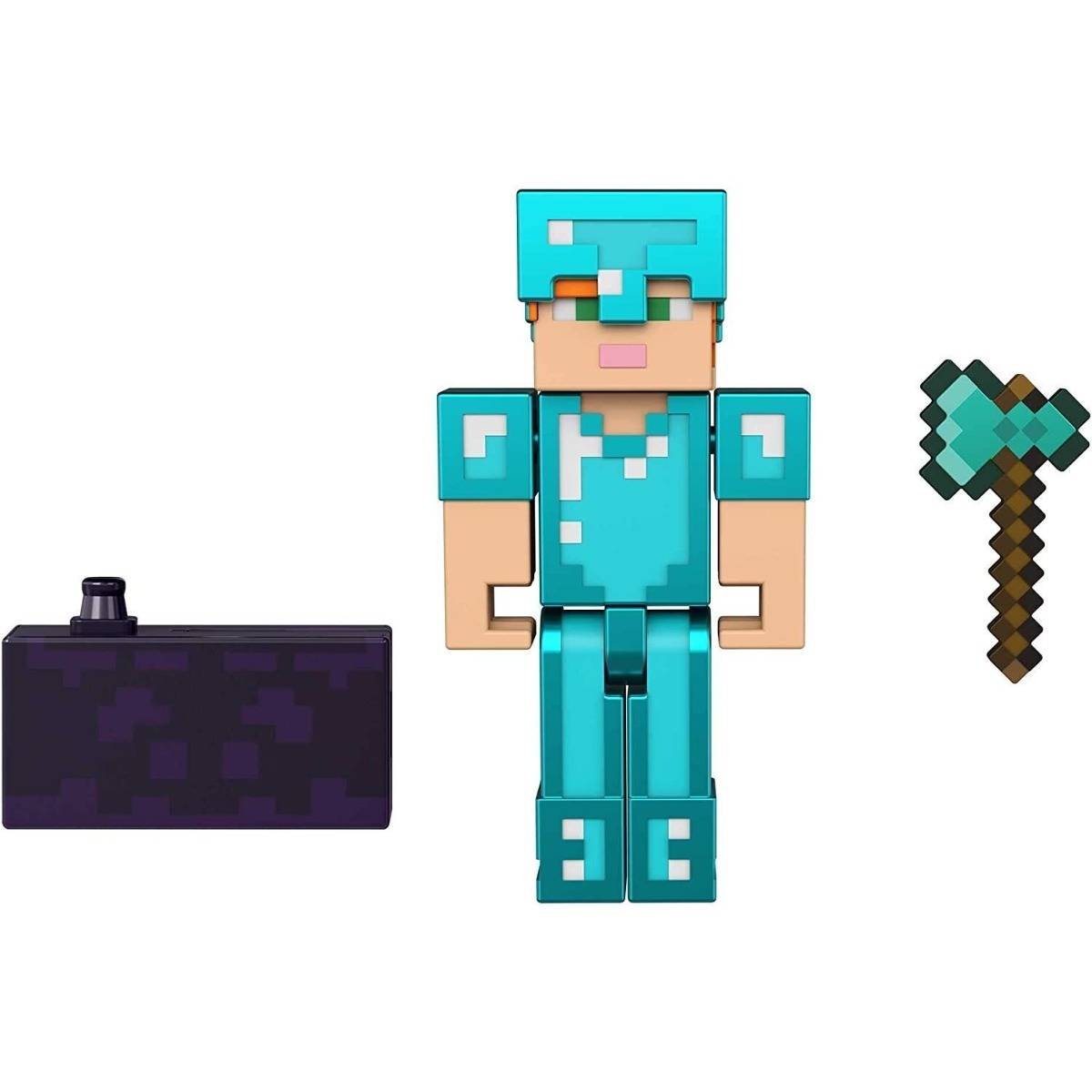 Minecraft Elmas Zırhlı Alex Aksiyon Figürü 8.25 cm