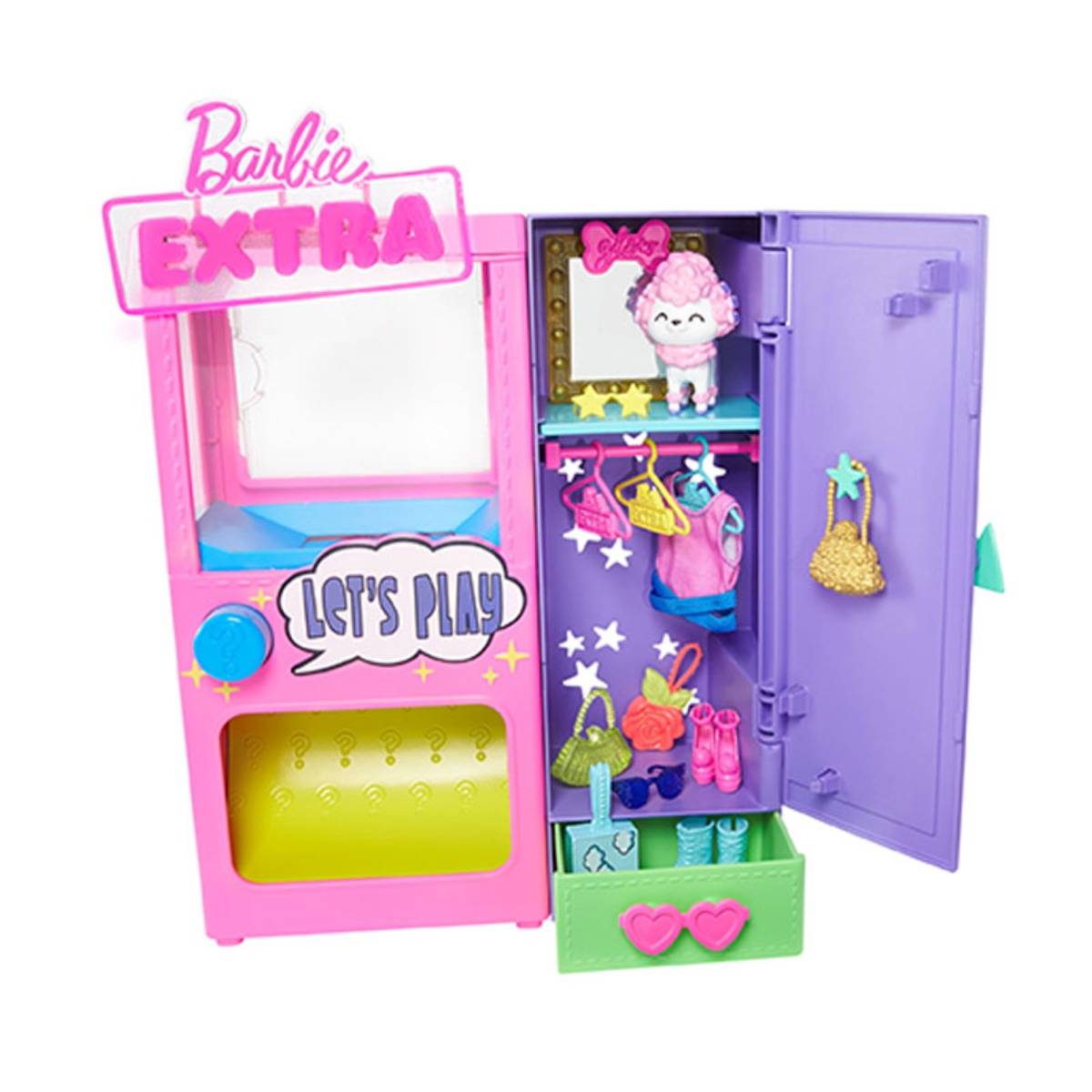 Barbie Extra Kıyafet Otomatı Oyun Seti