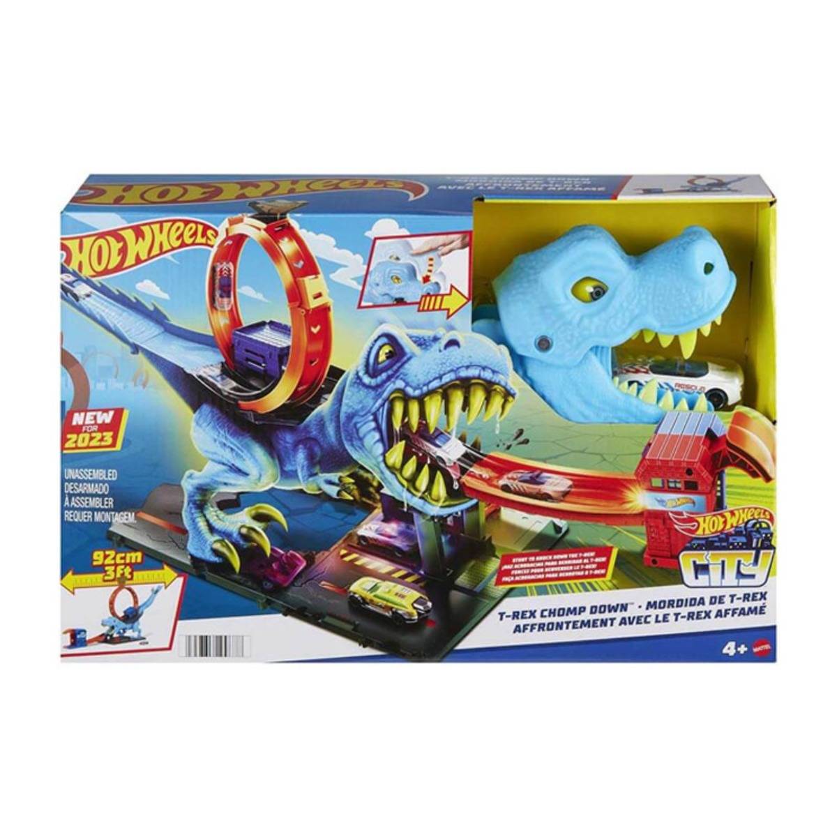 Hot Wheels City T-Rex Loop ve Akrobasi Oyun Seti