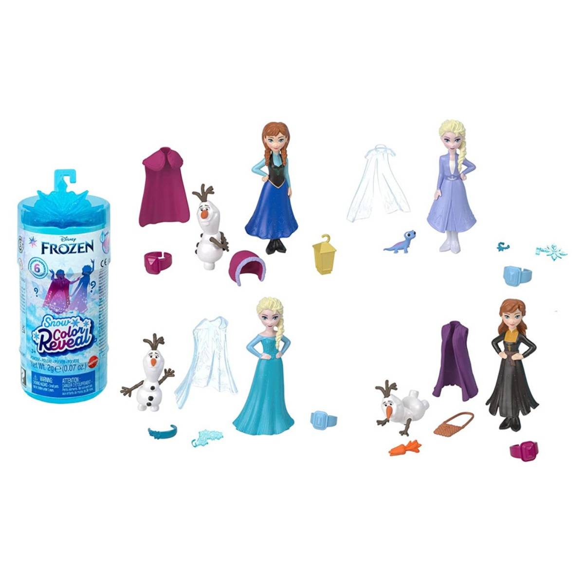 Disney Frozen Color Reveal Renk Değiştiren Prenses Bebek