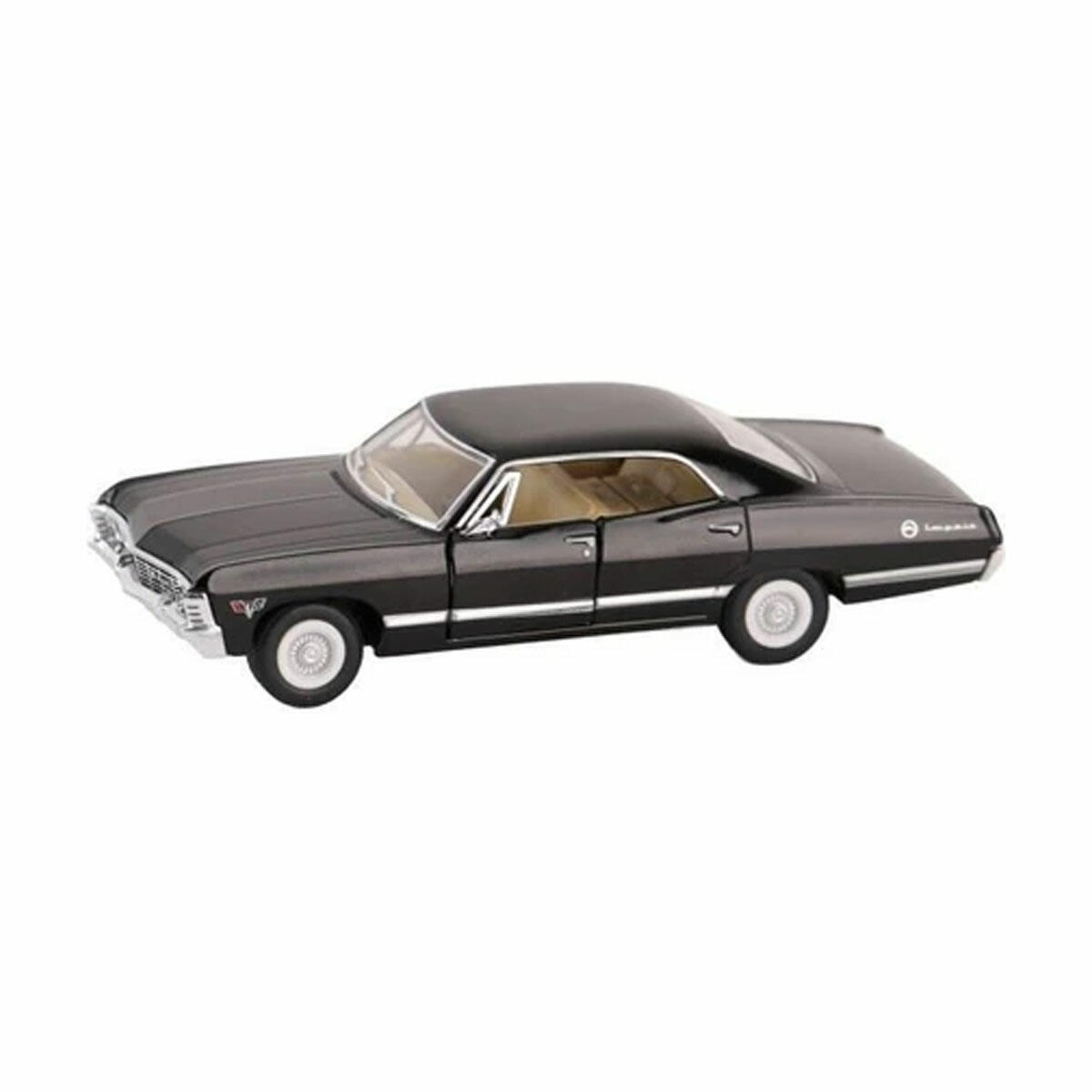 1967 Chevrolet Impala Çek Bırak Model Araba | Açılabilir Kapılı, 13 cm Boyutunda Metal Die-Cast Klasik Yarış Arabası
