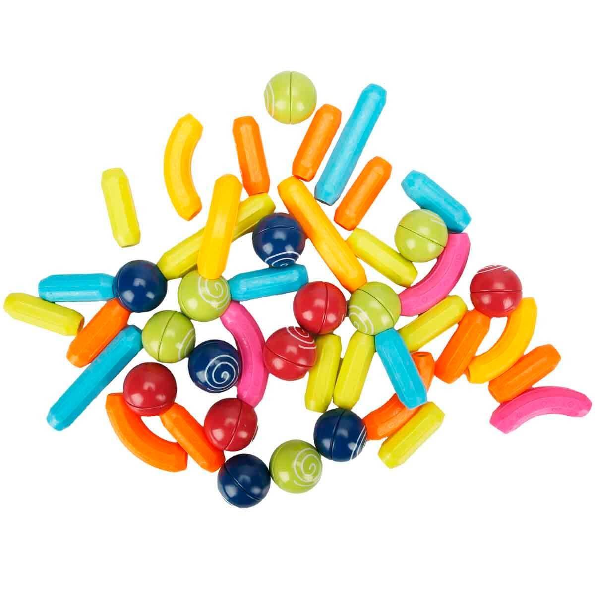 Renkli Manyetik Blok 62 Parça