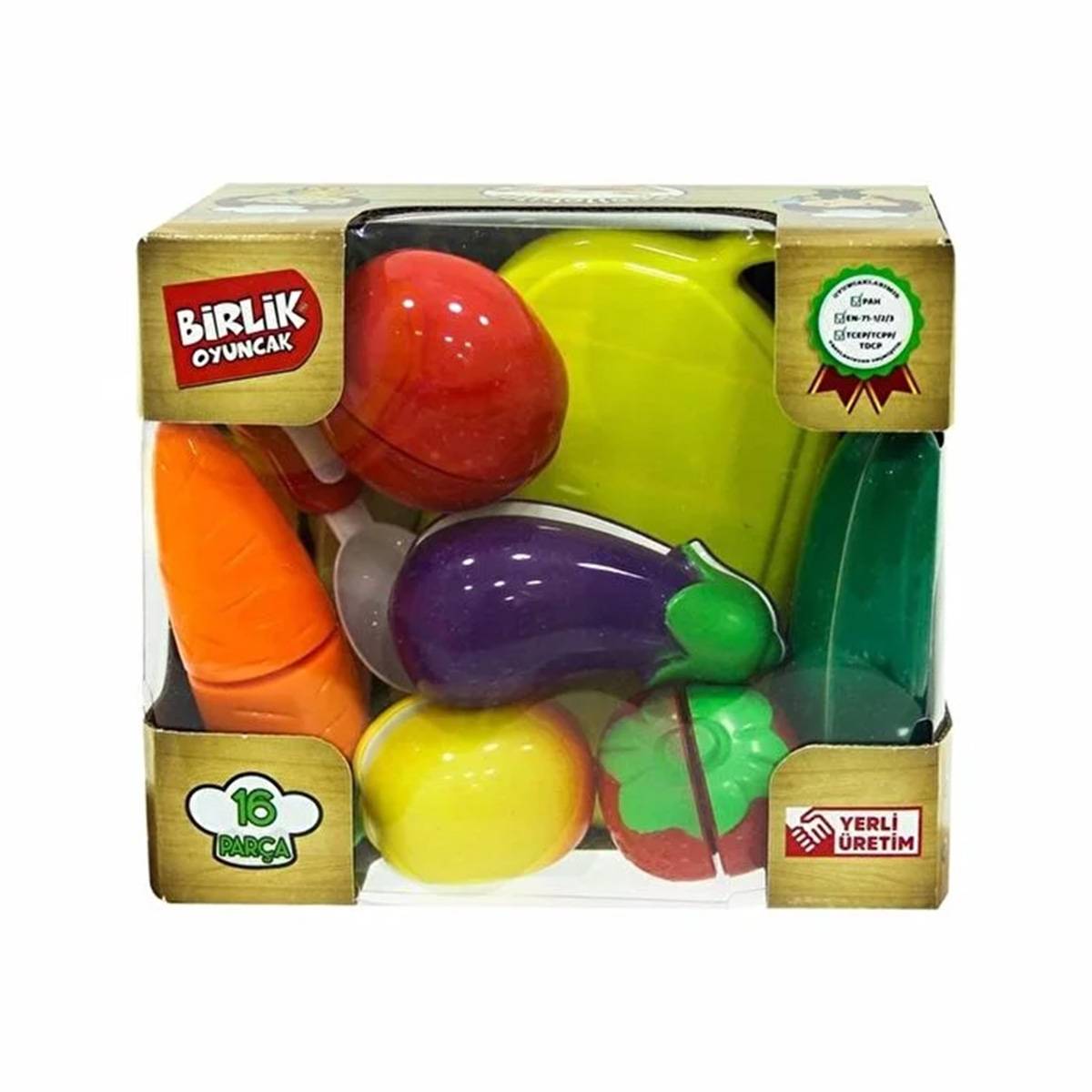 Kutulu Kesilebilen Meyve ve Sebze 16 Parça