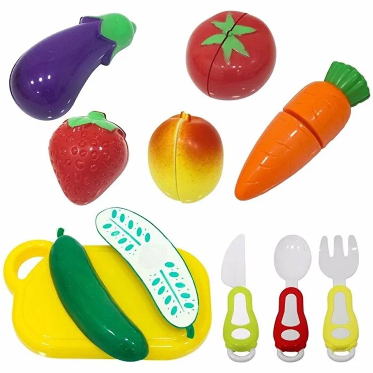 Kutulu Kesilebilen Meyve ve Sebze 16 Parça