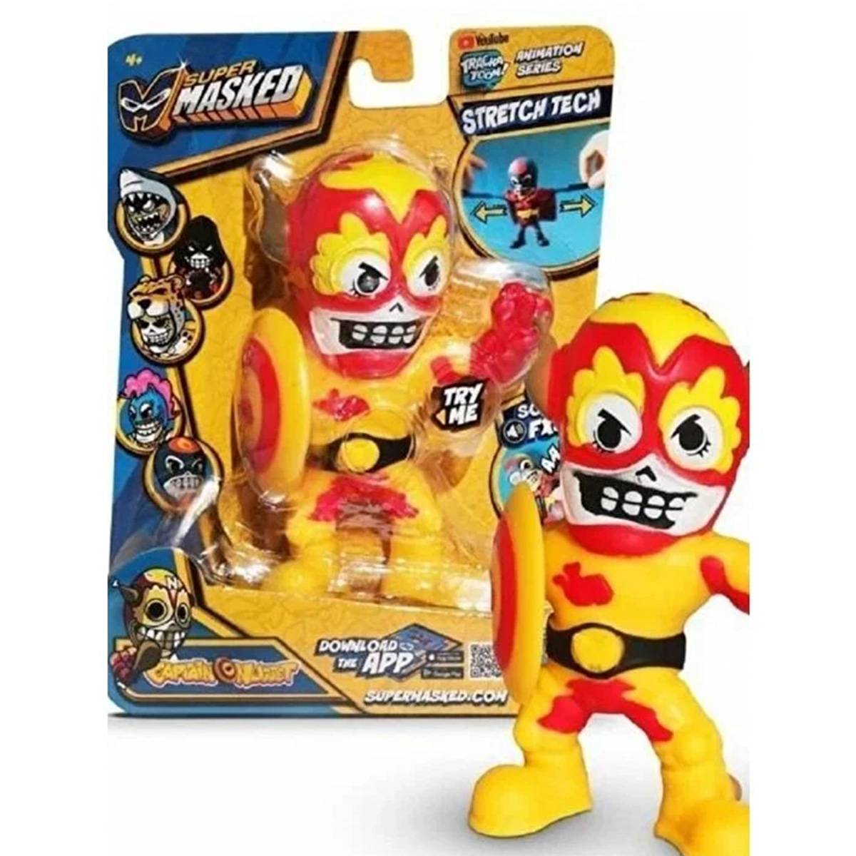 Süper Maskeli Strech Captain Nuget Figür