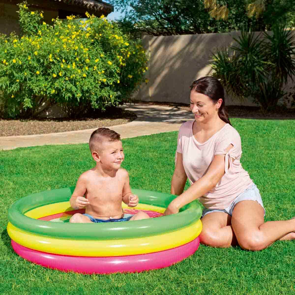 Bestway 3 Halka Renkli Yuvarlak Havuz (100x25 cm)