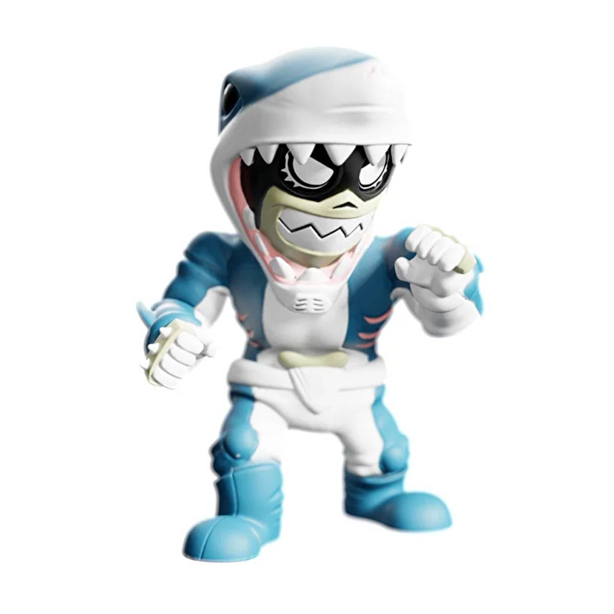 Süper Maskeli Strech Jaw Boy Figür